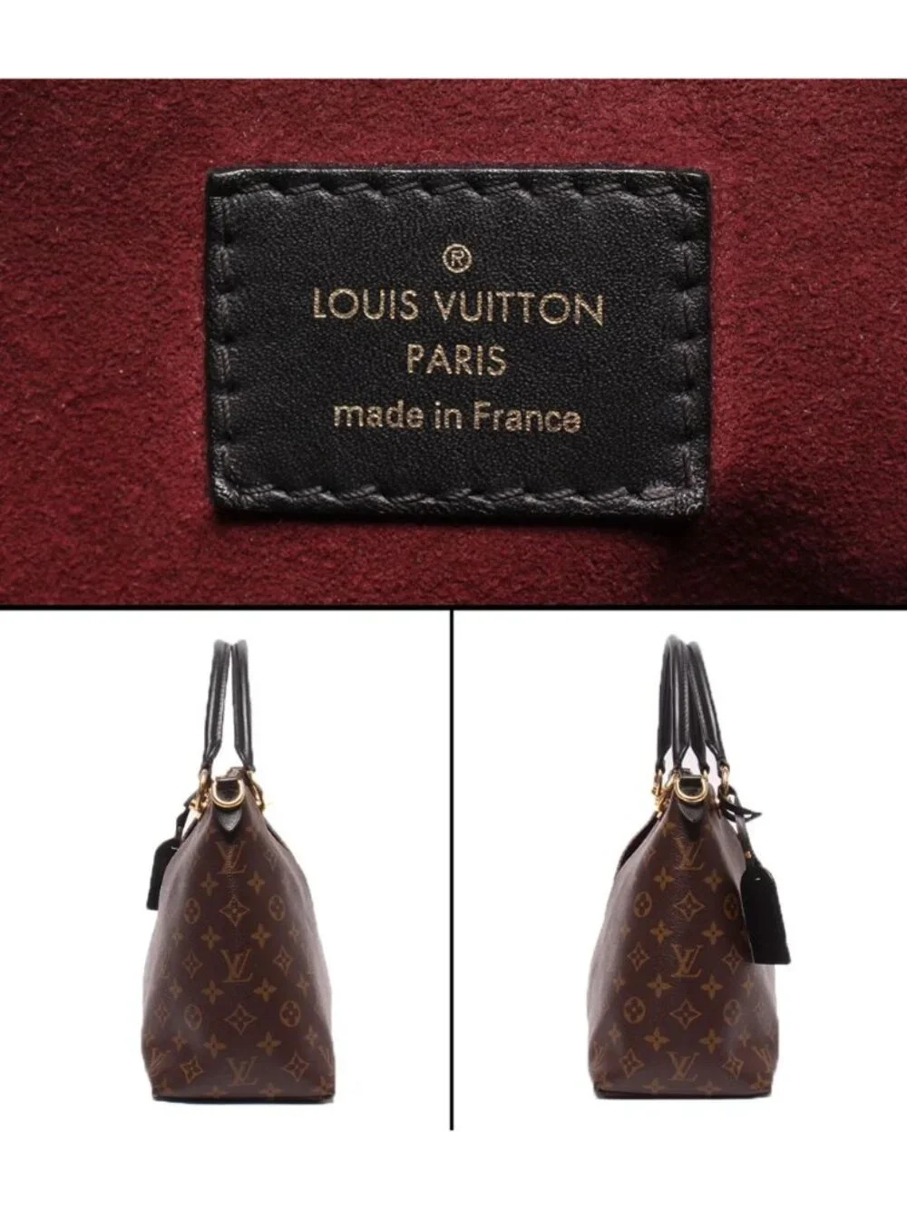Louis Vuitton 2-Way Shoulder Bag Crossbody Tote MM Monogram